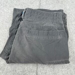 Kuhl Shorts Men's 32 Vintage Patina Dye Gray 11" Cargo Canvas Outdoor‎ Hiking